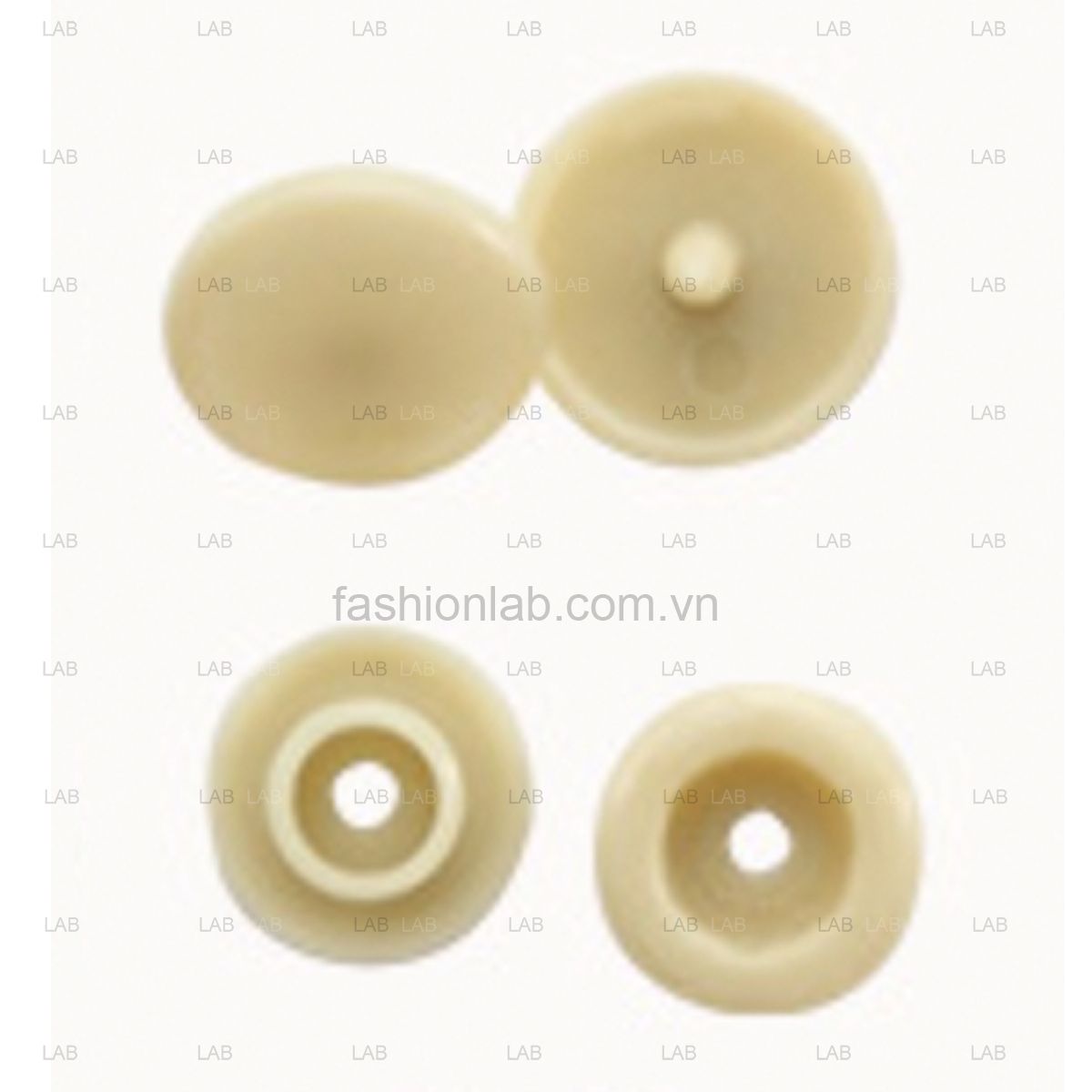 10 bộ Khuy cúc bấm nhựa 4 chi tiết T3, T5, T8 10mm, 12mm, 14mm #020201