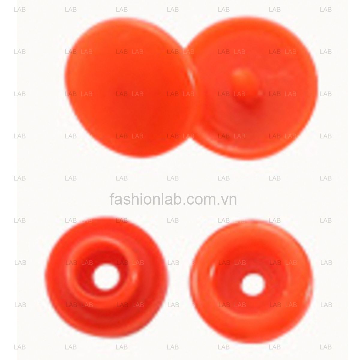 10 bộ Khuy cúc bấm nhựa 4 chi tiết T3, T5, T8 10mm, 12mm, 14mm #020201