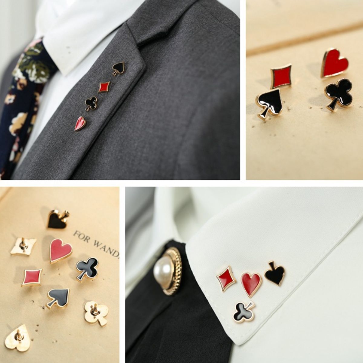 Pin cài áo - Poker #020902