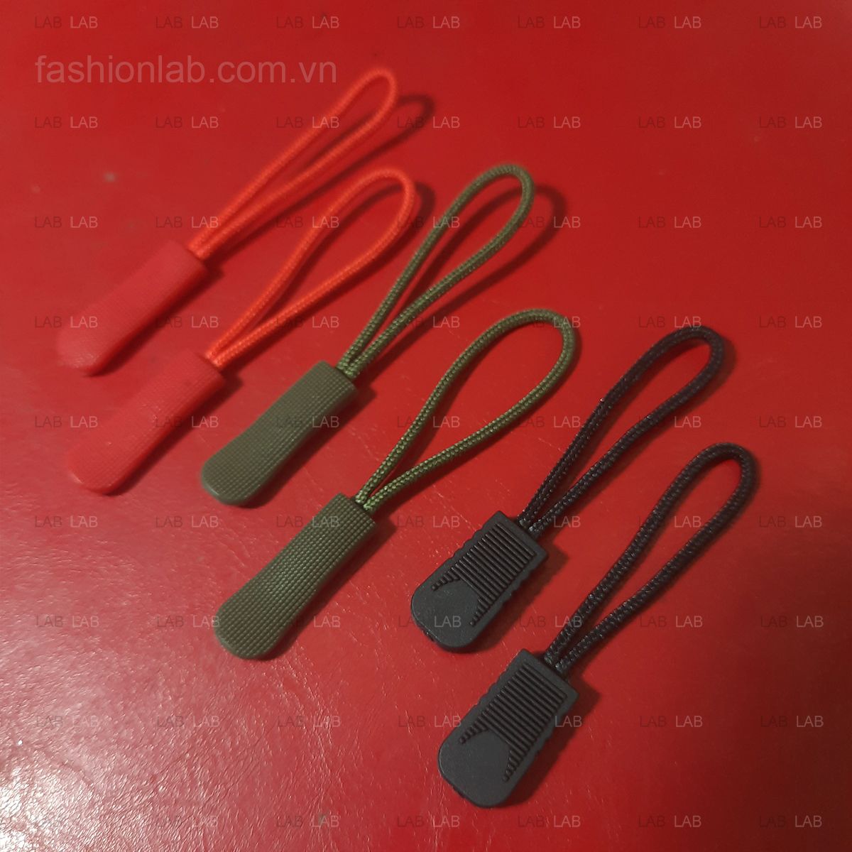 Đầu dây kéo ba lô, áo gió silicon #020202