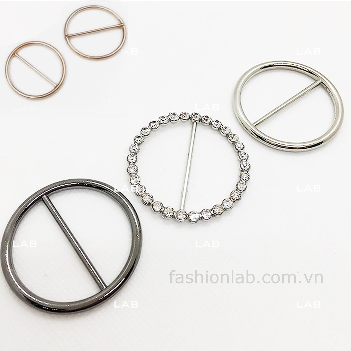 Mặt dây belt đai lưng tròn đường kính 48mm - lòng 40mm #020203