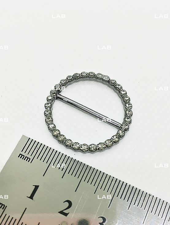 Mặt dây belt đai lưng tròn đường kính 48mm - lòng 40mm #020203