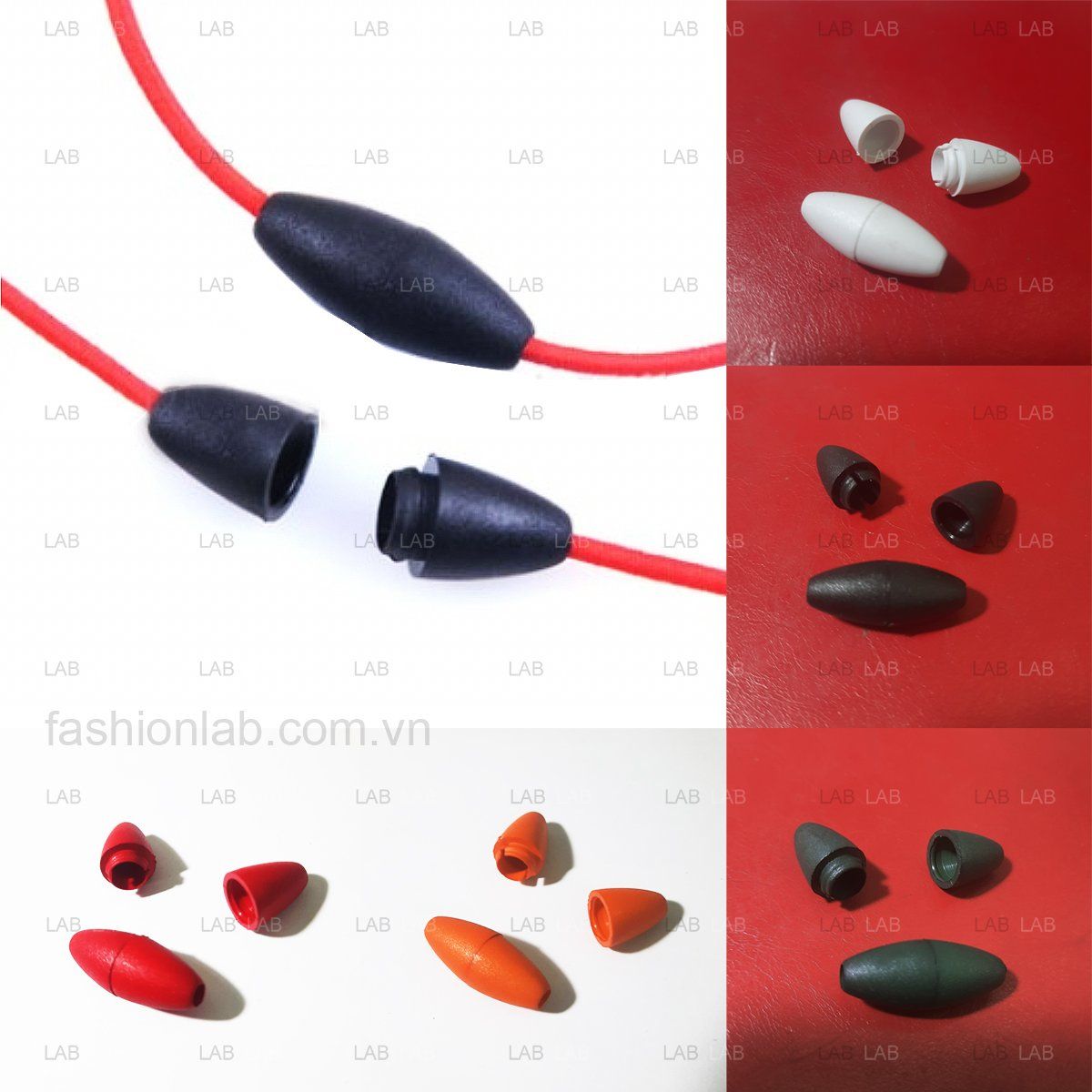 Chốt nhựa chống tuột đầu dây (cặp) #020203