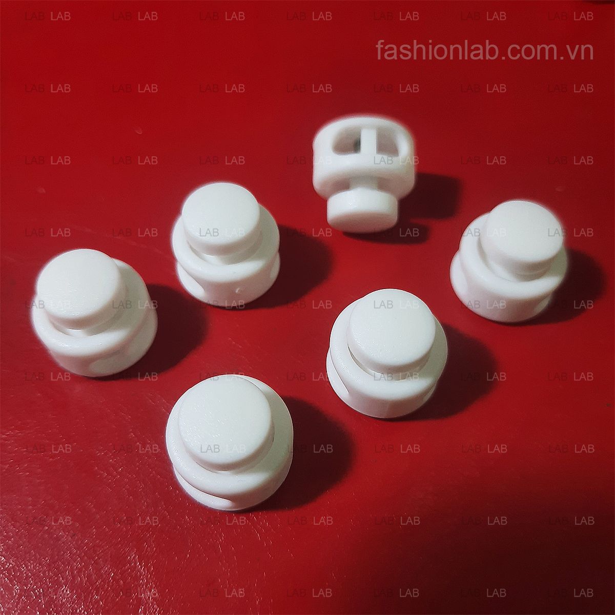 Chốt nhựa nút lò xo điều chỉnh dây rút #020203