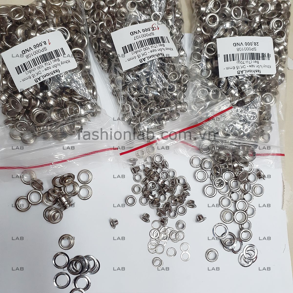 Khuy luồn oze kim loại size lớn #020204