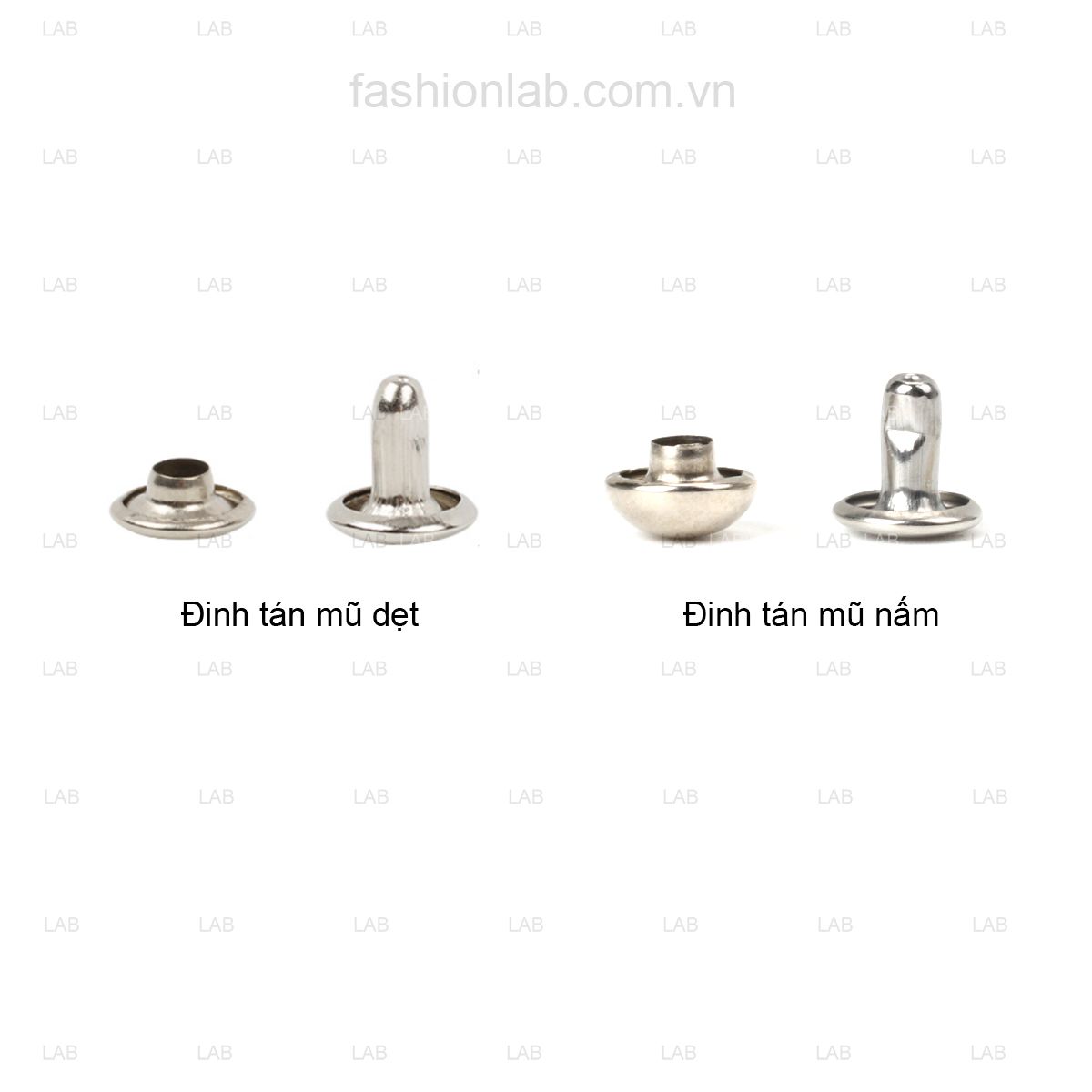 Đinh tán mũ nấm 6x6mm #020204