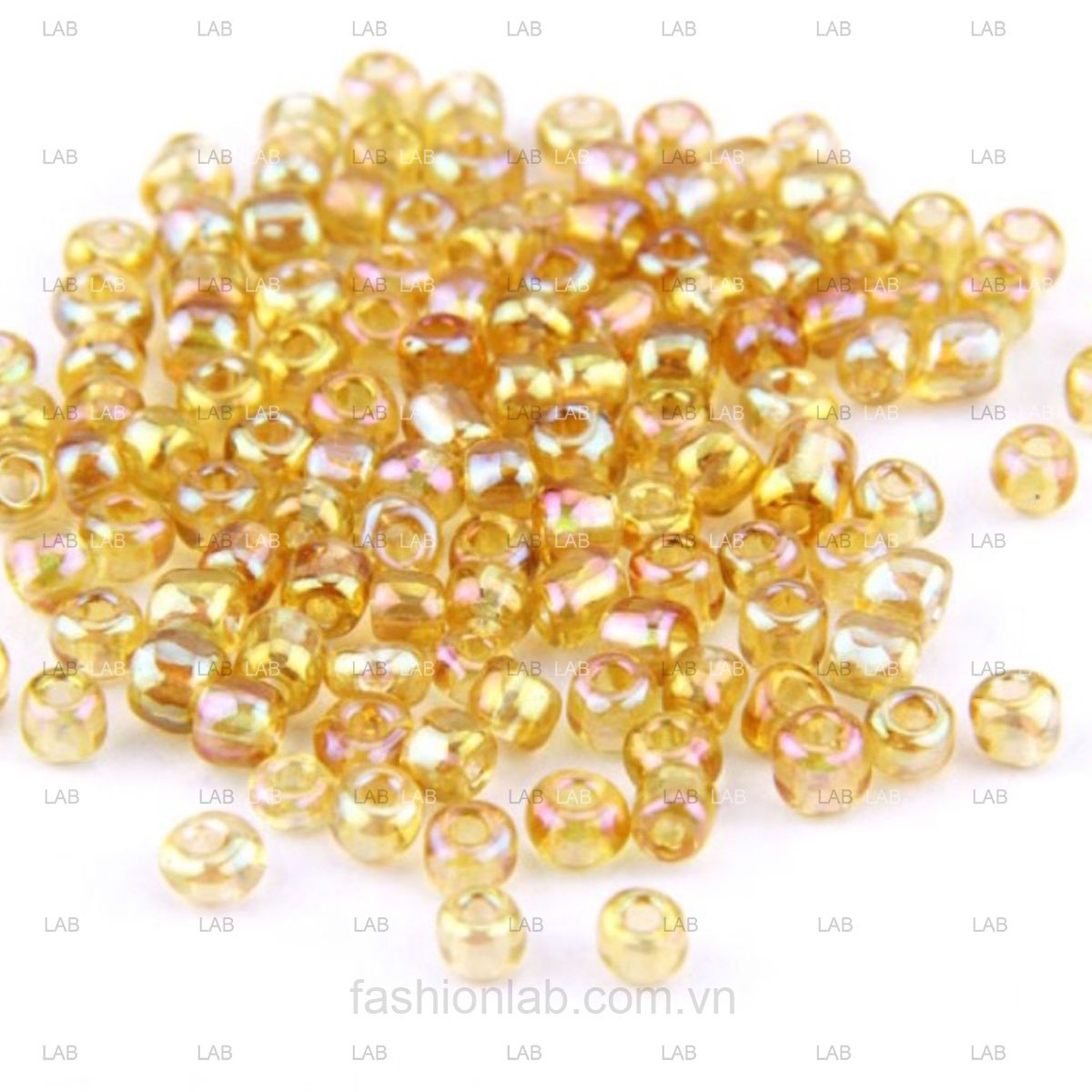 Hạt cườm pha lê tròn ánh sắc xỏ lỗ - 3mm #020302