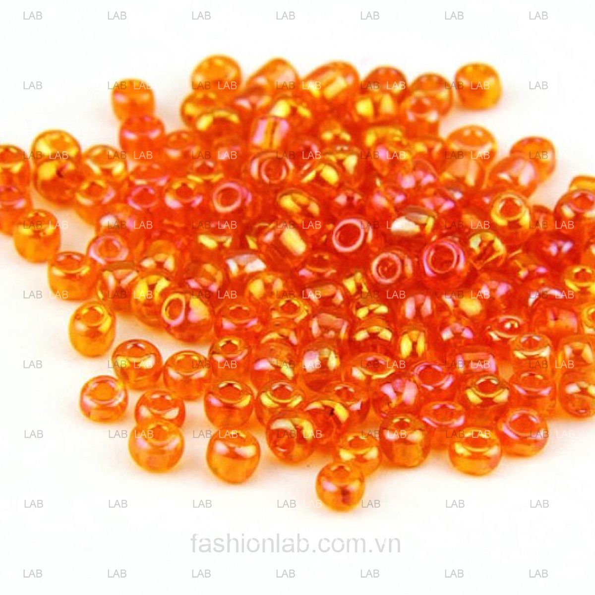 Hạt cườm pha lê tròn ánh sắc xỏ lỗ - 3mm #020302