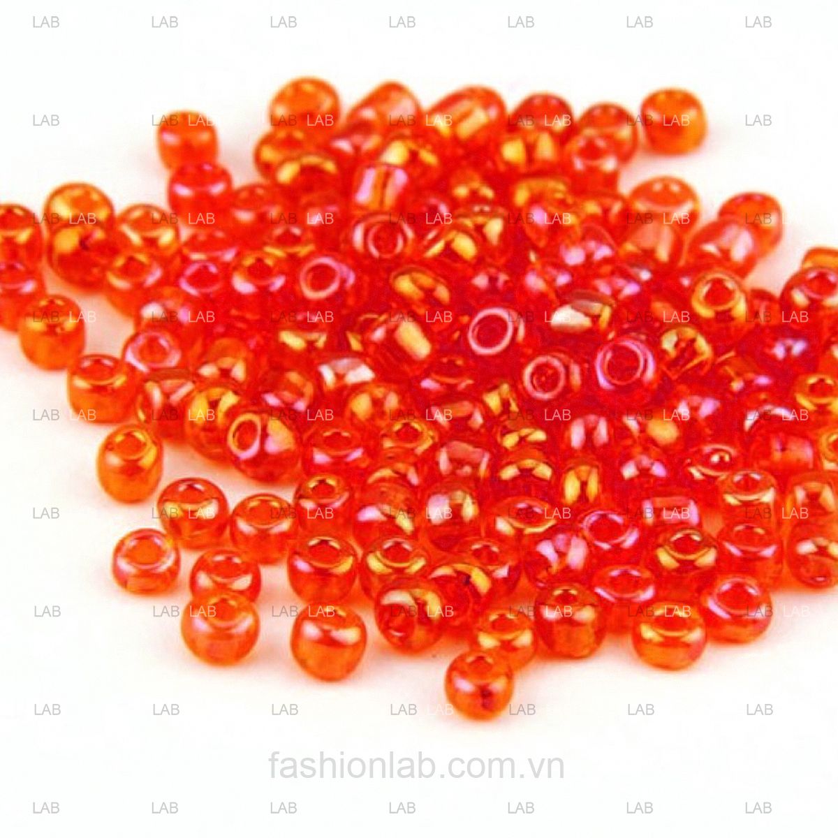 Hạt cườm pha lê tròn ánh sắc xỏ lỗ - 3mm #020302