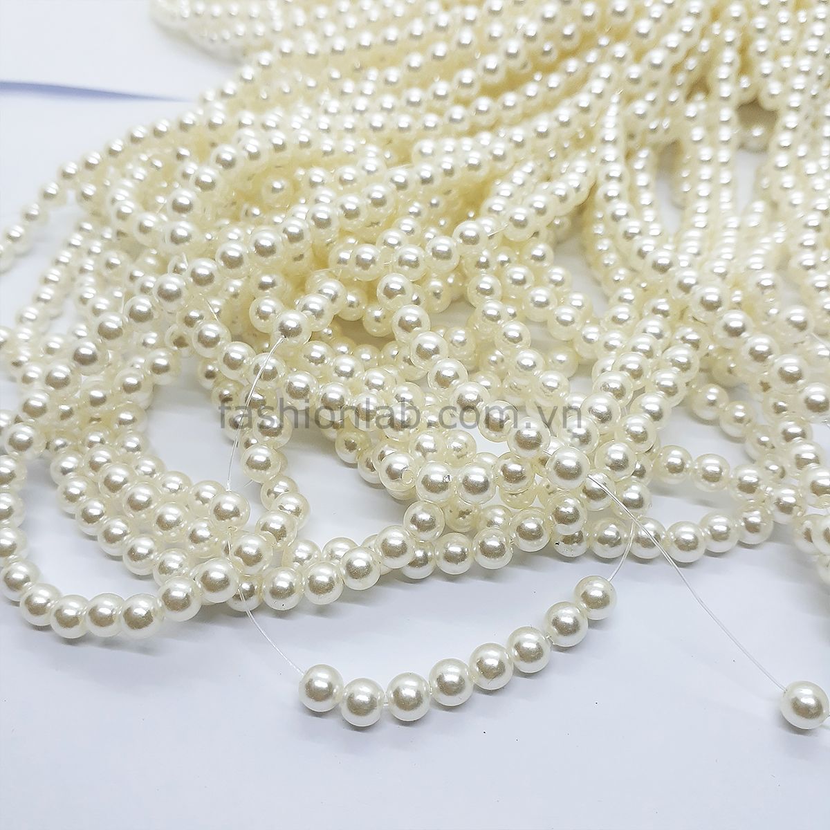 Hạt giả trai xâu chuỗi có lỗ loại đẹp (chuỗi) #020302