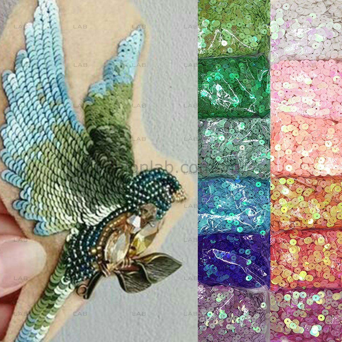 Sequin phẳng 5mm #020302