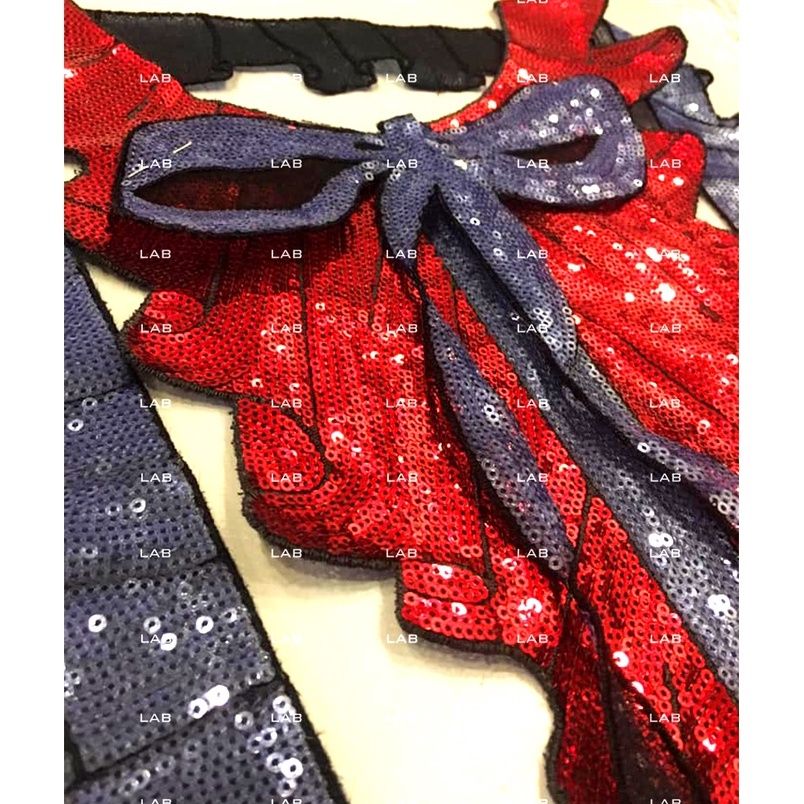 Set cổ áo Sequin thêu 05 #020401