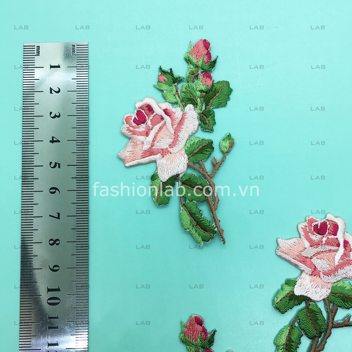 Hình thêu hoa lớn - Mẫu 991 (1pc) #020501