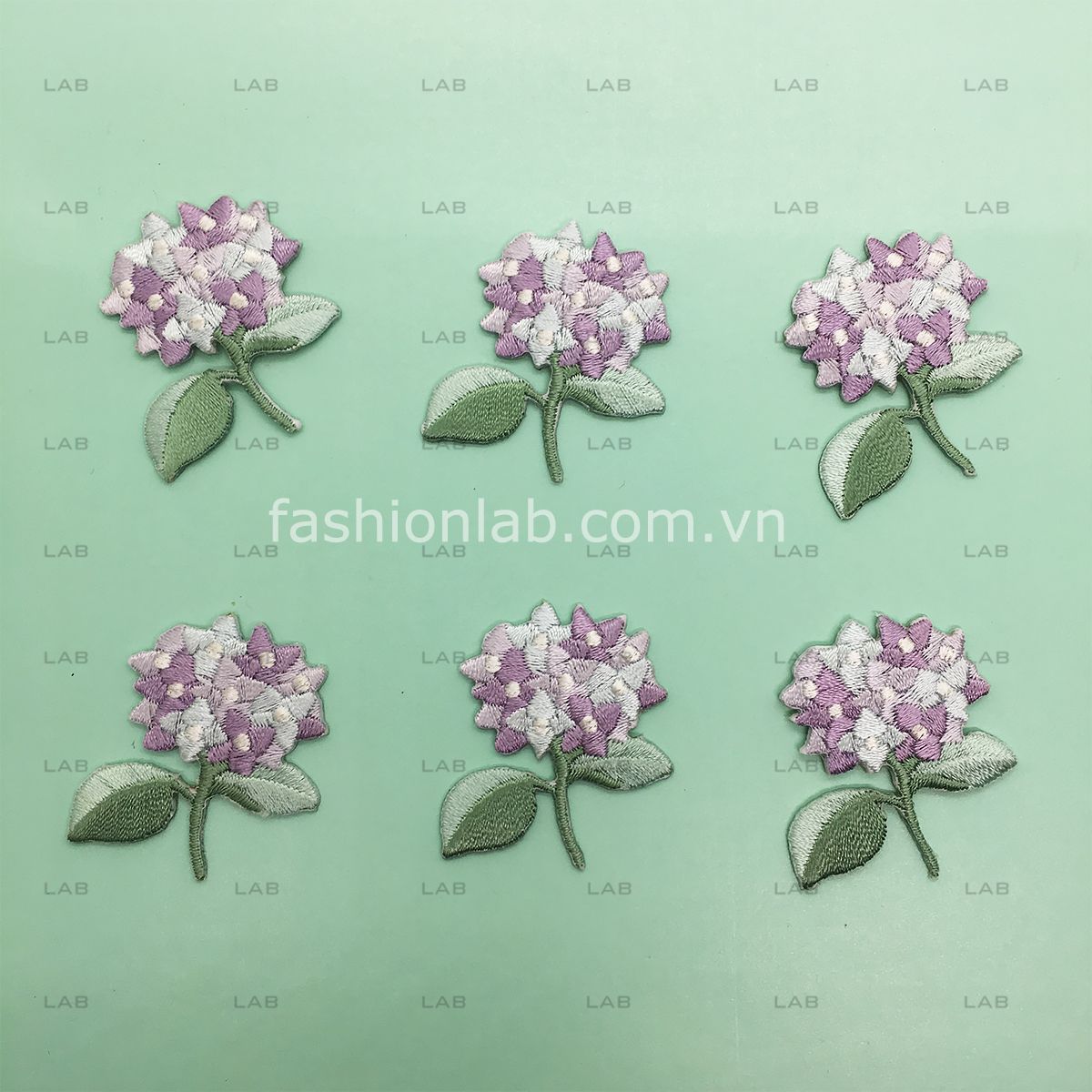 Hình thêu hoa nhỏ - Mẫu 969 (1pc) #020501