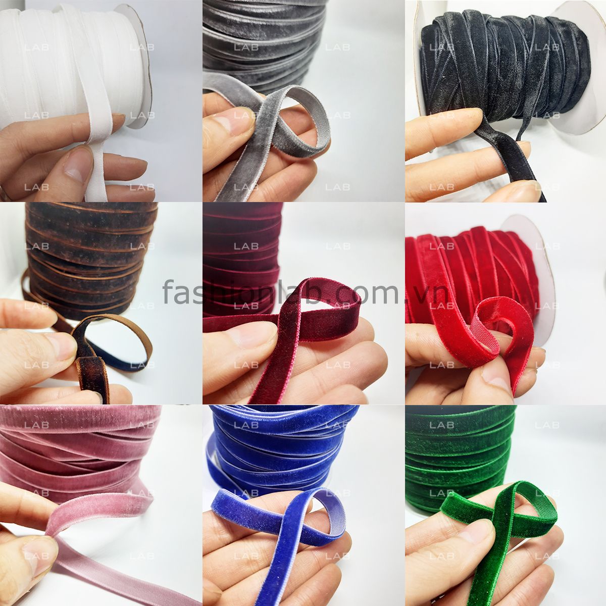 Dây nhung bản 1cm #020602