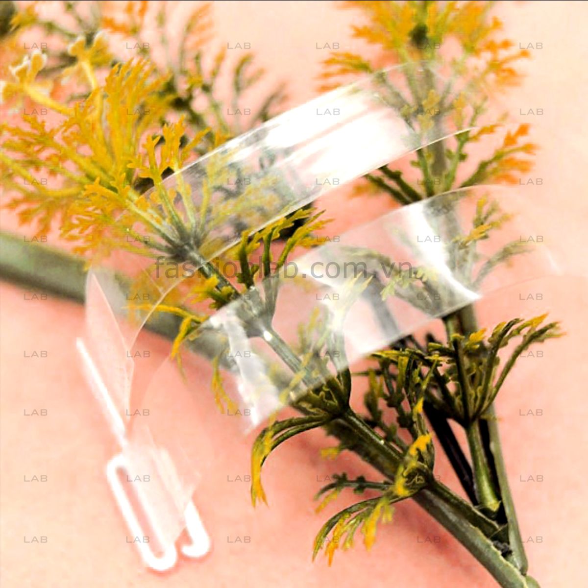 Set dây quai áo trong suốt có thể tháo rời #020601