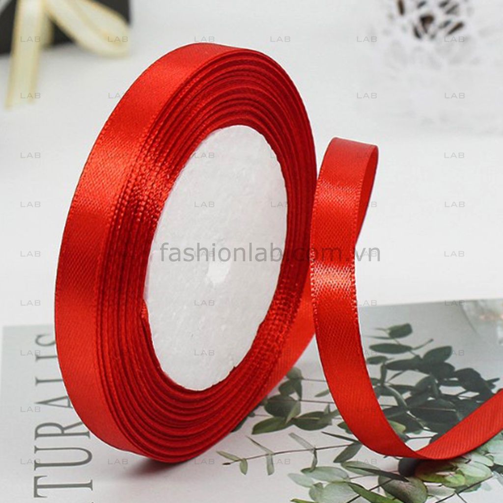 Ruy băng satin bản 5cm gói quà, làm nơ, hoa, thủ công trang trí #020602