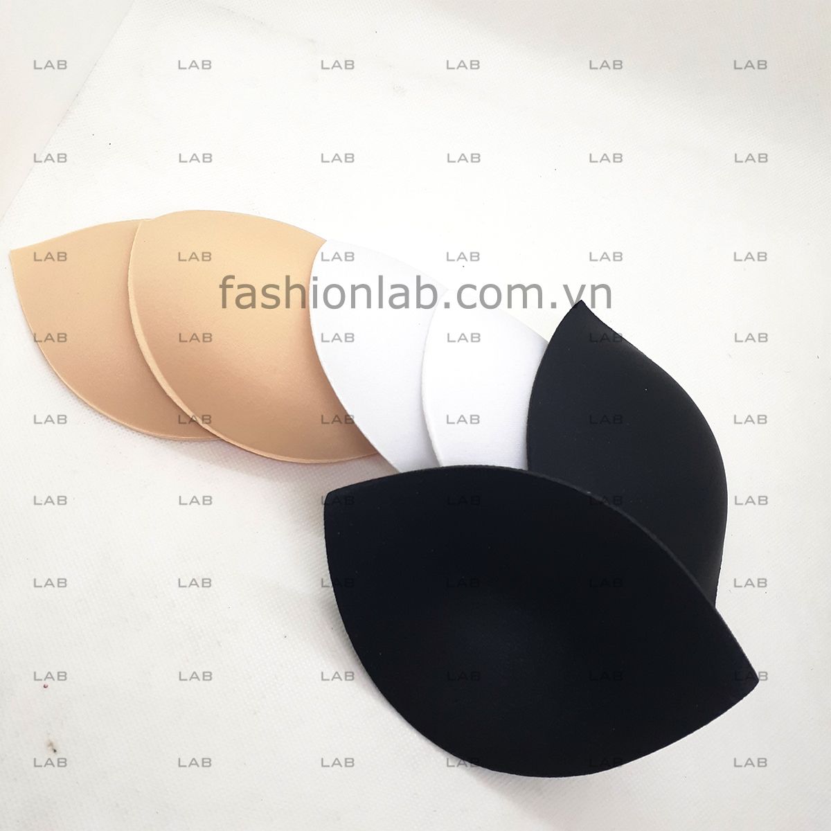 Mút nửa ngực dáng C không viền - loại mềm - đen #020702
