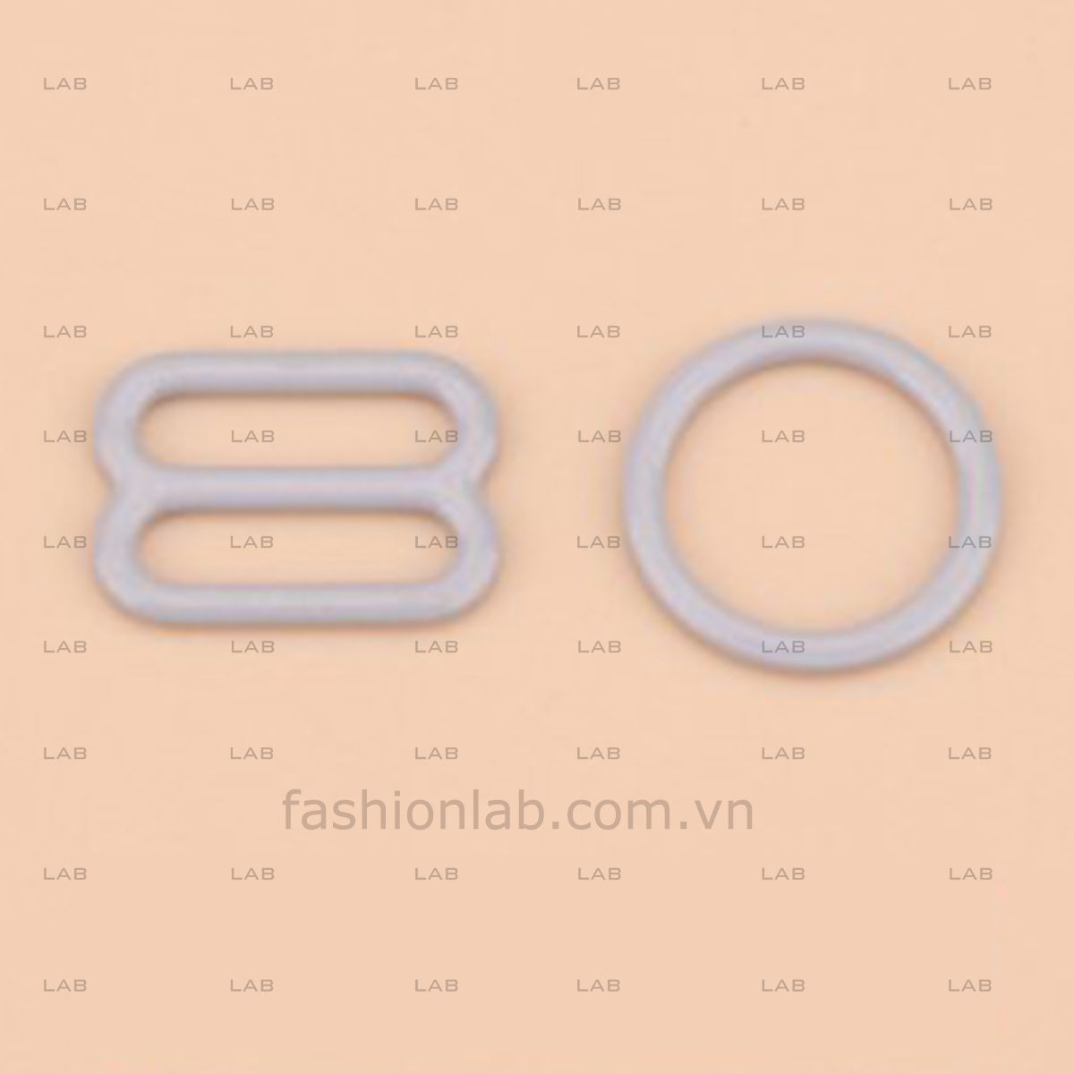 Bộ khuyên O+8 kim loại sơn tĩnh điện 1cm #020205