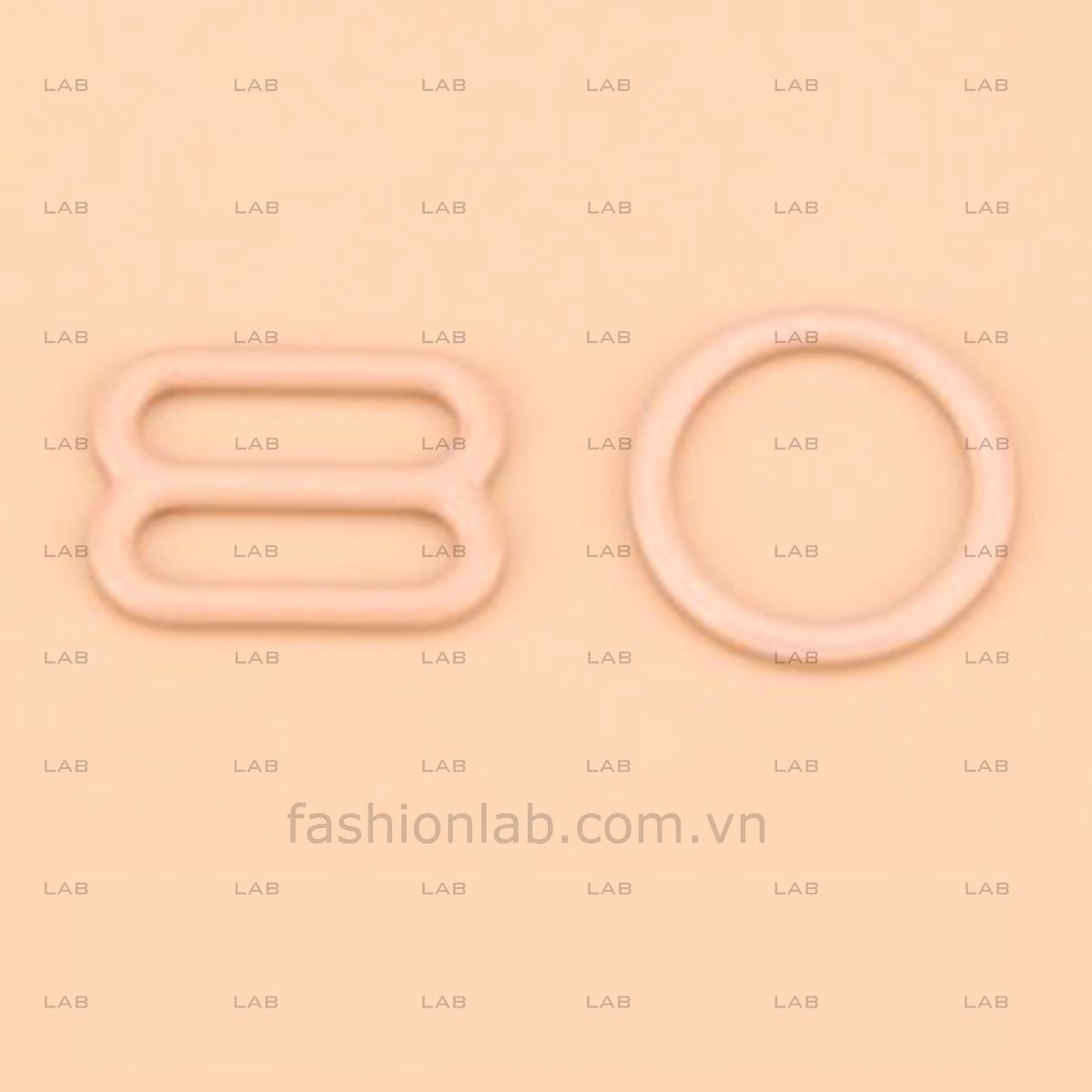 Bộ khuyên O+8 kim loại sơn tĩnh điện 1cm #020205