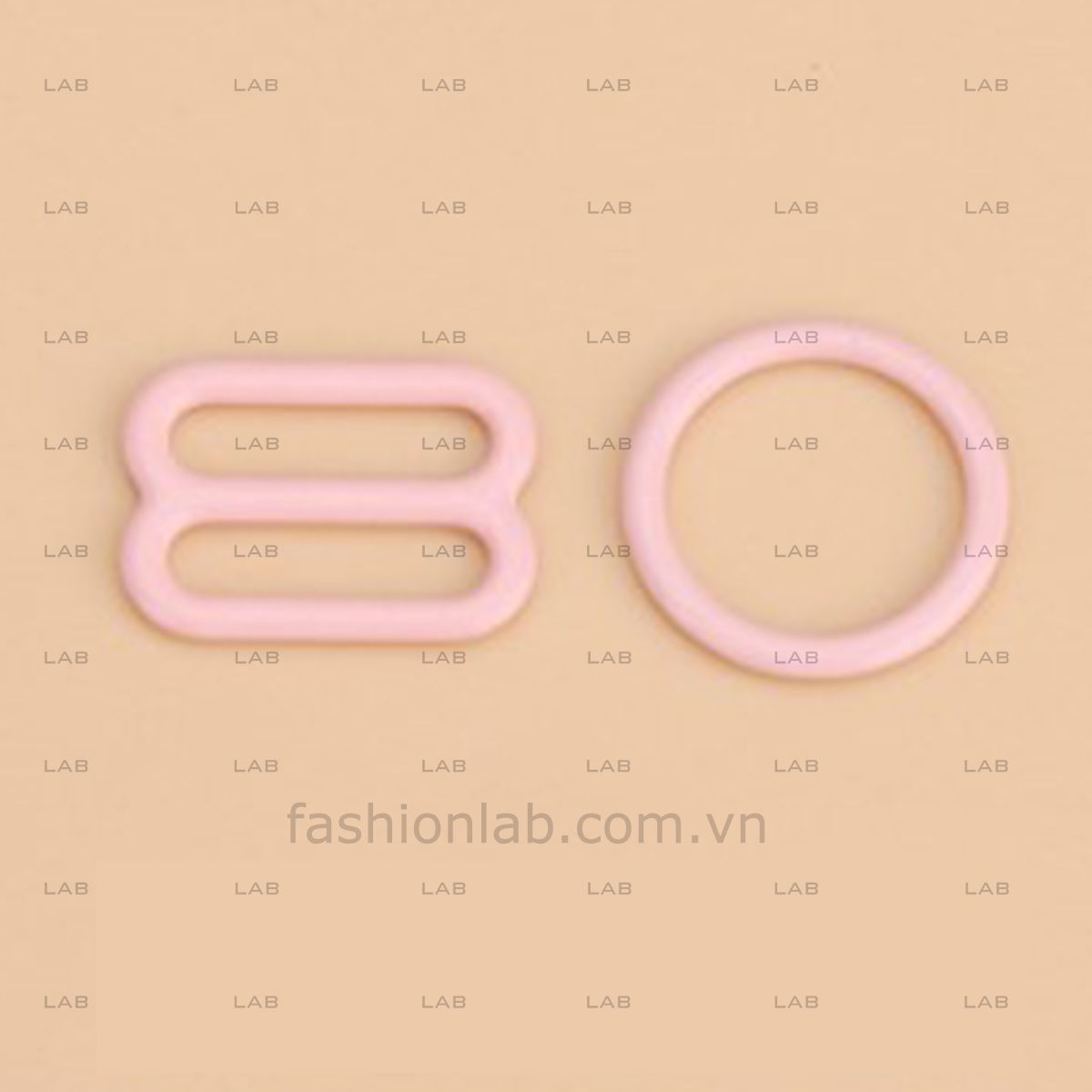 Bộ khuyên O+8 kim loại sơn tĩnh điện 1cm #020205