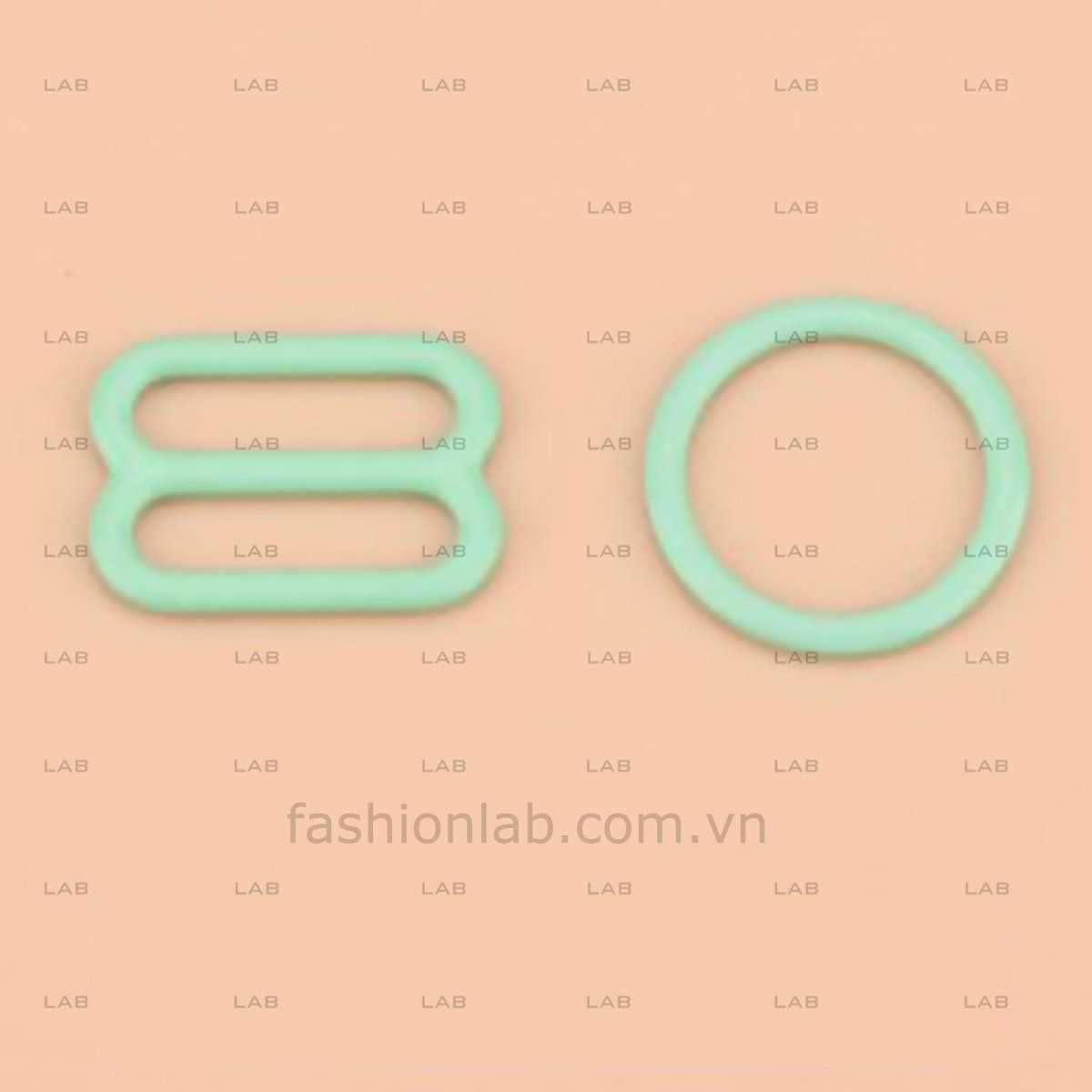 Bộ khuyên O+8 kim loại sơn tĩnh điện 1cm #020205