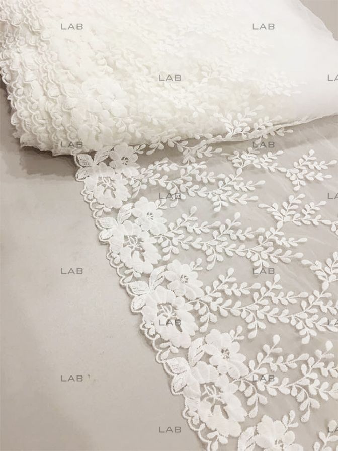 Ren tấm thêu làm bra, đồ lót, phối kết trang phục - Mẫu 003 (yard_0.9m) #0208