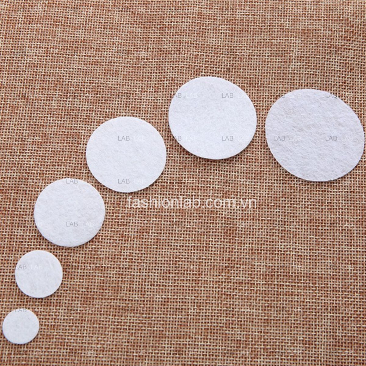 Đế gắn hoa vải dạ không dệt (100 chiếc) #020901