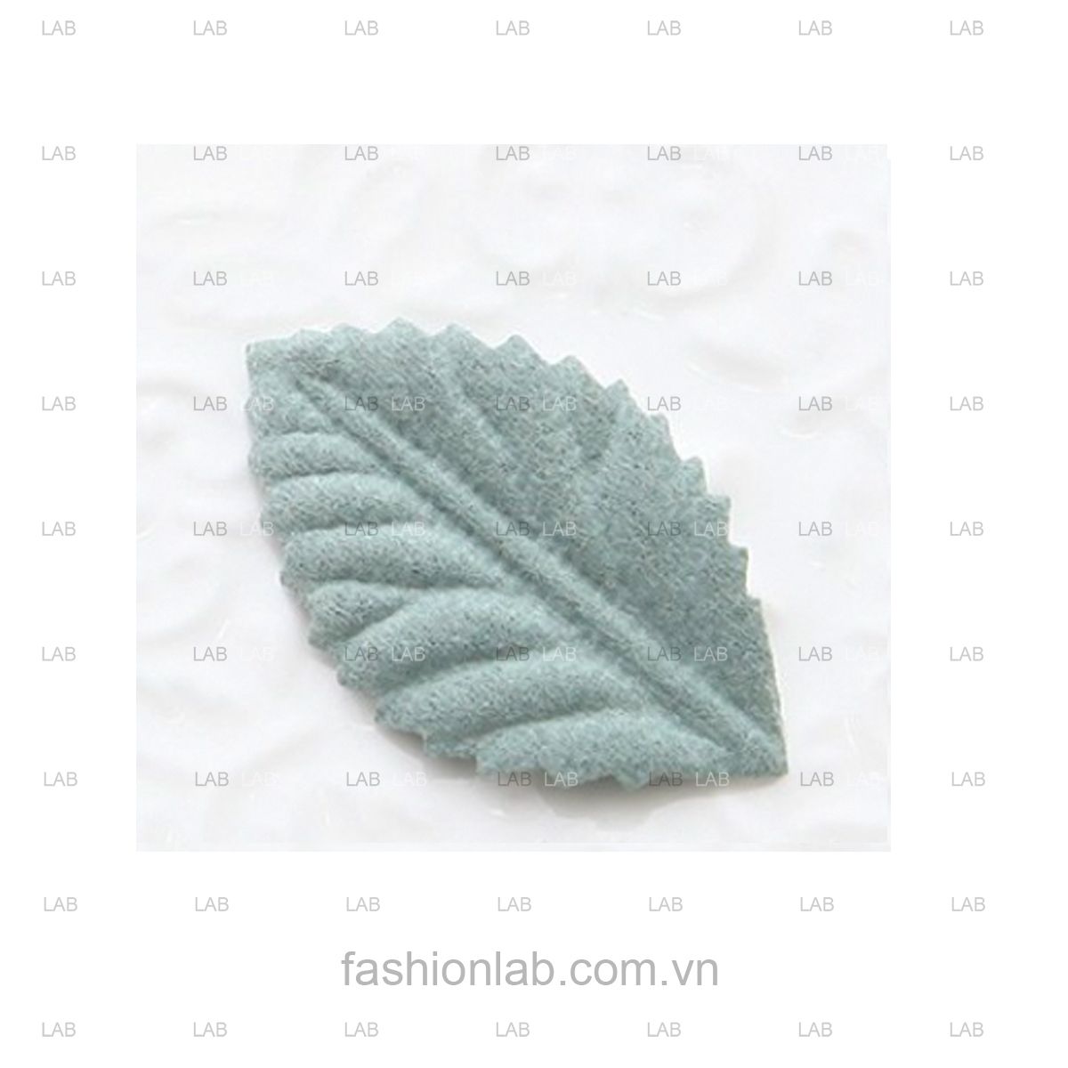 Lá hoa vải dập gân nhiệt (10 chiếc) #020901