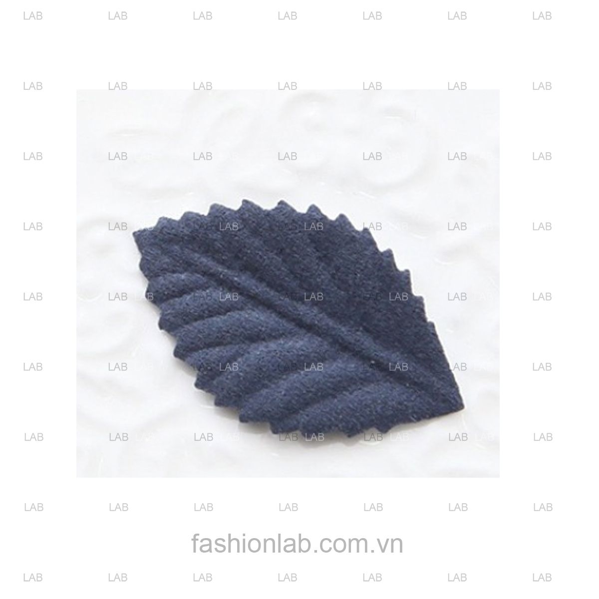 Lá hoa vải dập gân nhiệt (10 chiếc) #020901