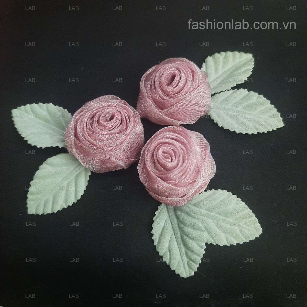 Nụ hồng vải organza