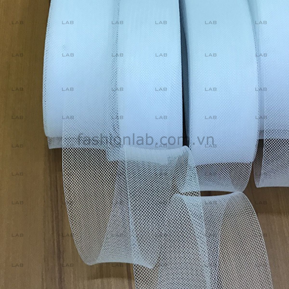Nẹp lưới Horsehair - Bản 10cm - làm phồng xòe đầm khiêu vũ, dạ hội, váy cưới #021101