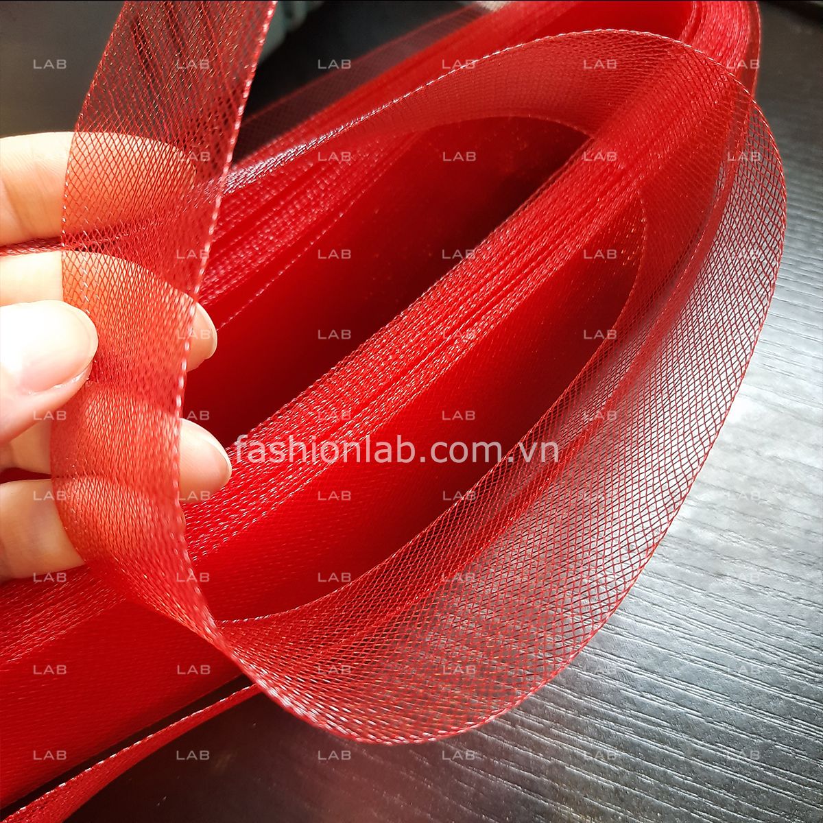 Nẹp lưới Horsehair - Bản 10cm - làm phồng xòe đầm khiêu vũ, dạ hội, váy cưới #021101