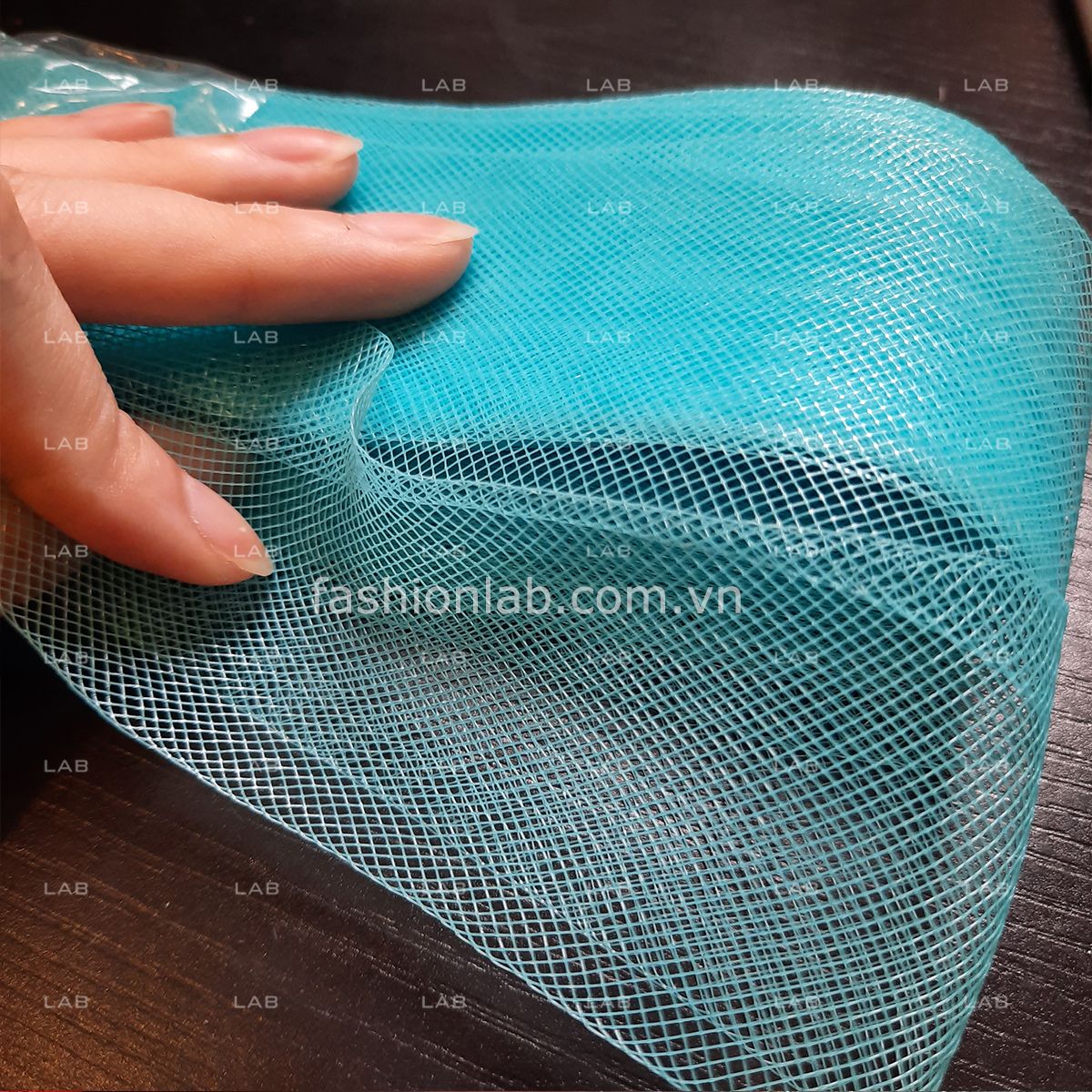 Nẹp lưới Horsehair - Bản 10cm - làm phồng xòe đầm khiêu vũ, dạ hội, váy cưới #021101