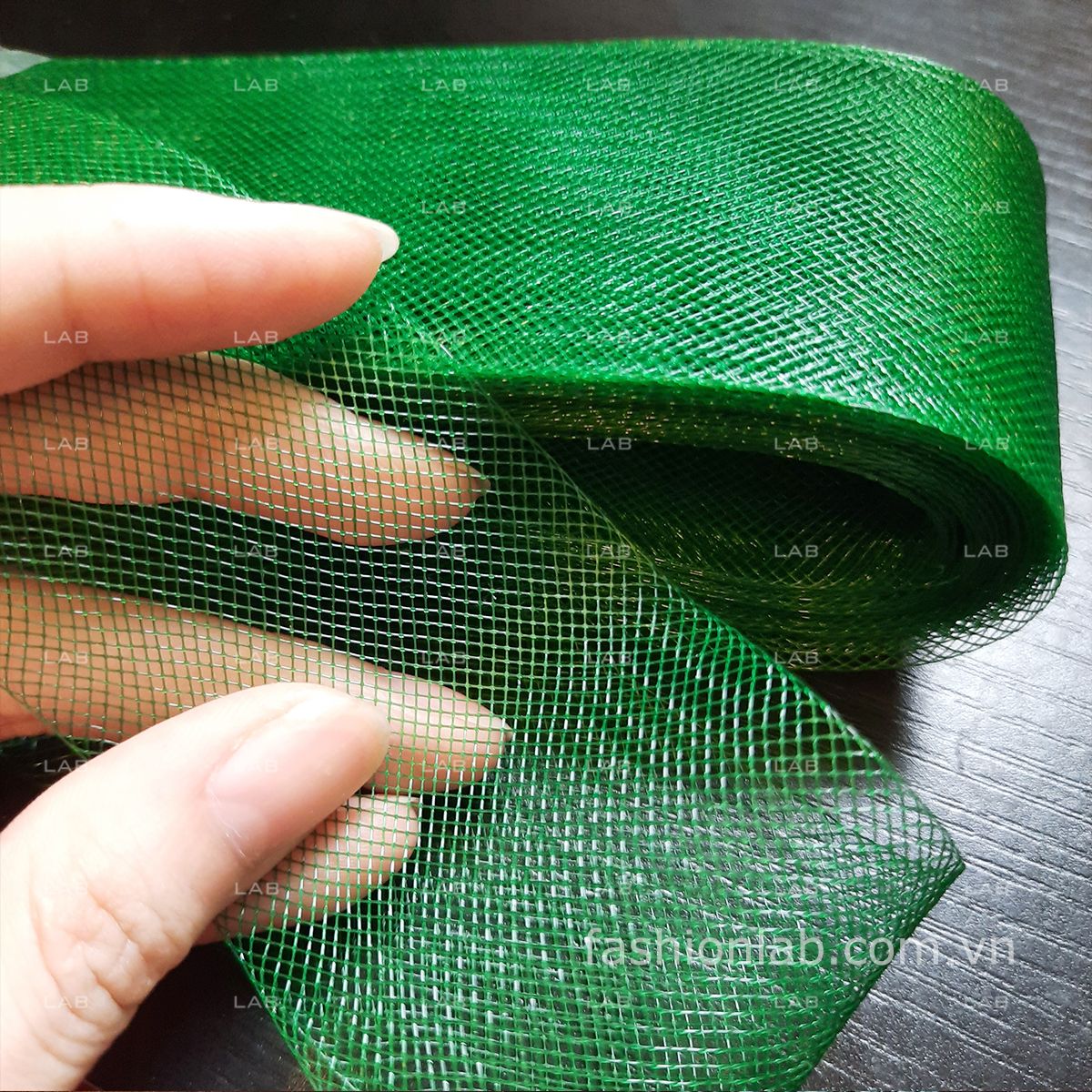 Nẹp lưới Horsehair - Bản 10cm - làm phồng xòe đầm khiêu vũ, dạ hội, váy cưới #021101
