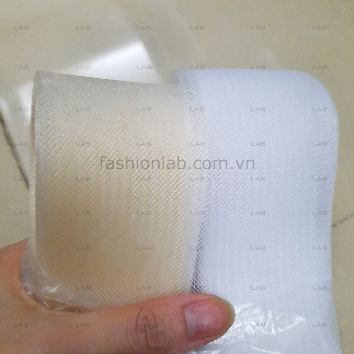 Nẹp lưới Horsehair - Bản 10cm - làm phồng xòe đầm khiêu vũ, dạ hội, váy cưới #021101