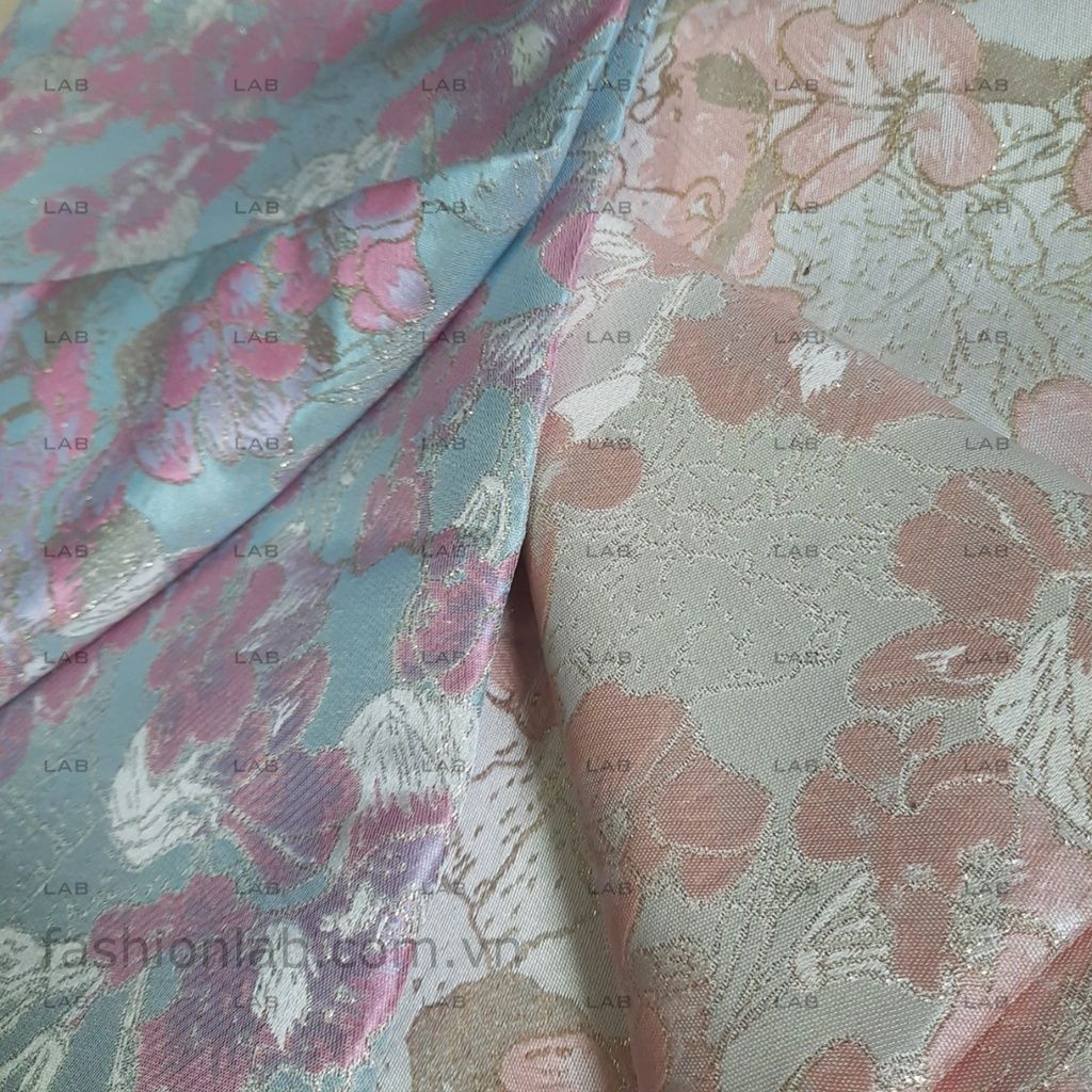 Vải gấm hoa M016 #030501
