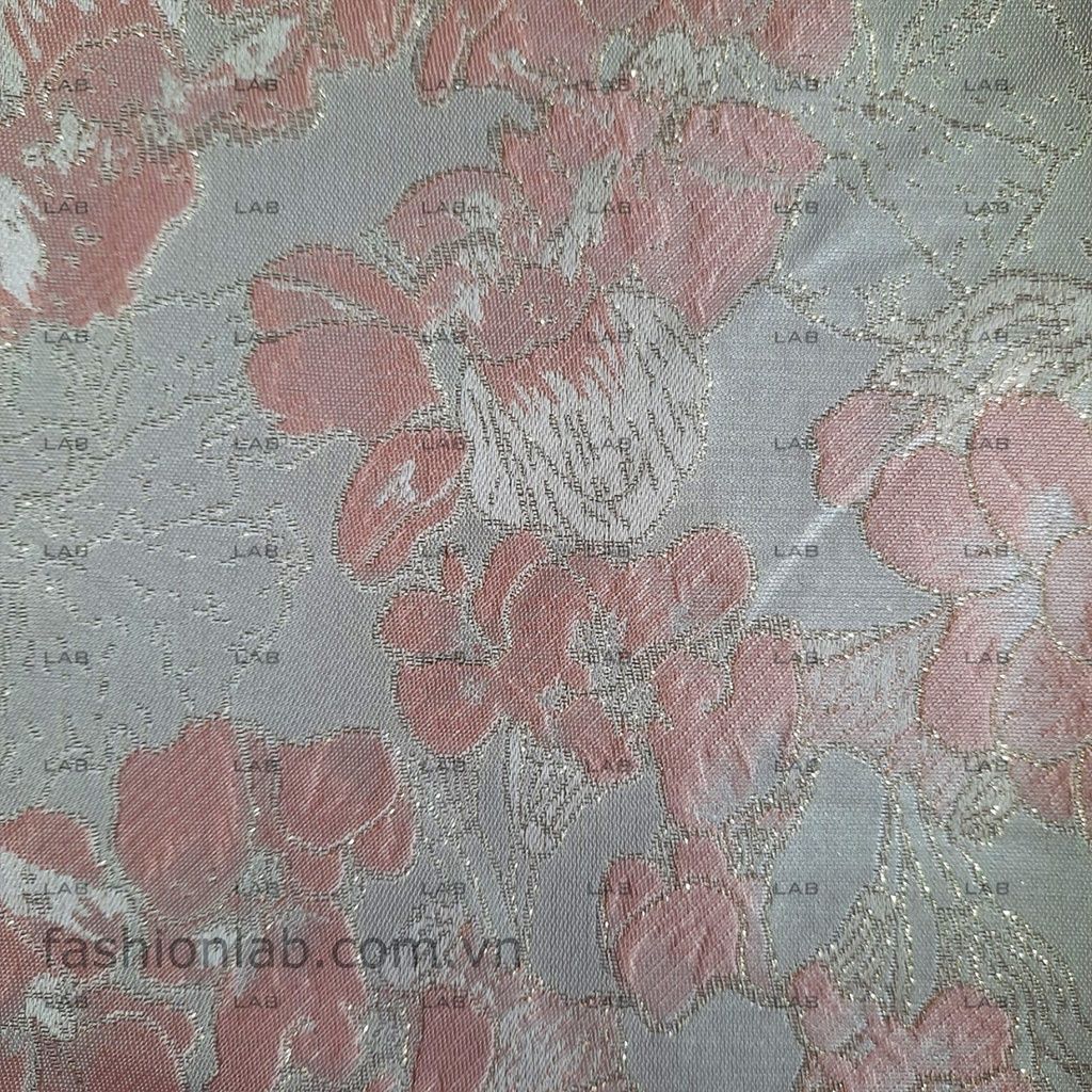 Vải gấm hoa M016 #030501