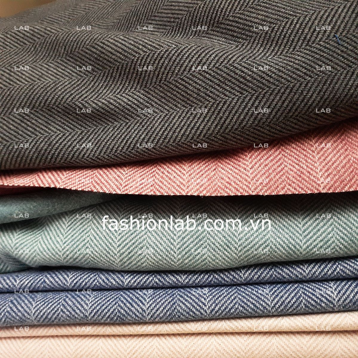 Vải dạ tweed kẻ 001 #030901
