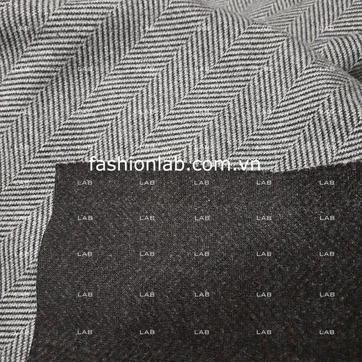 Vải dạ tweed kẻ 001 #030901