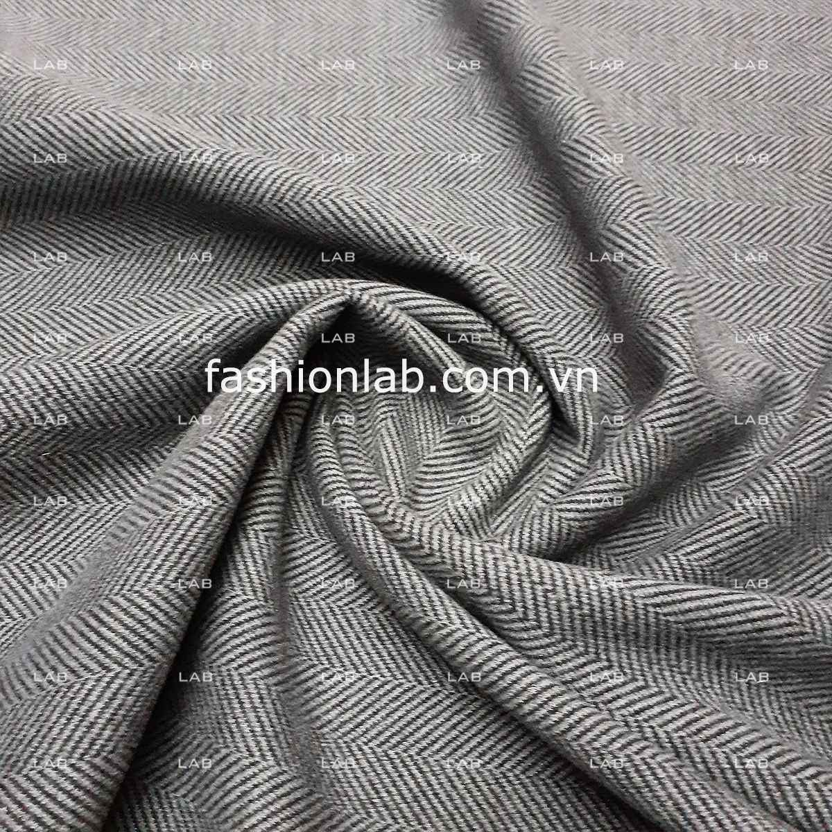 Vải dạ tweed kẻ 001 #030901