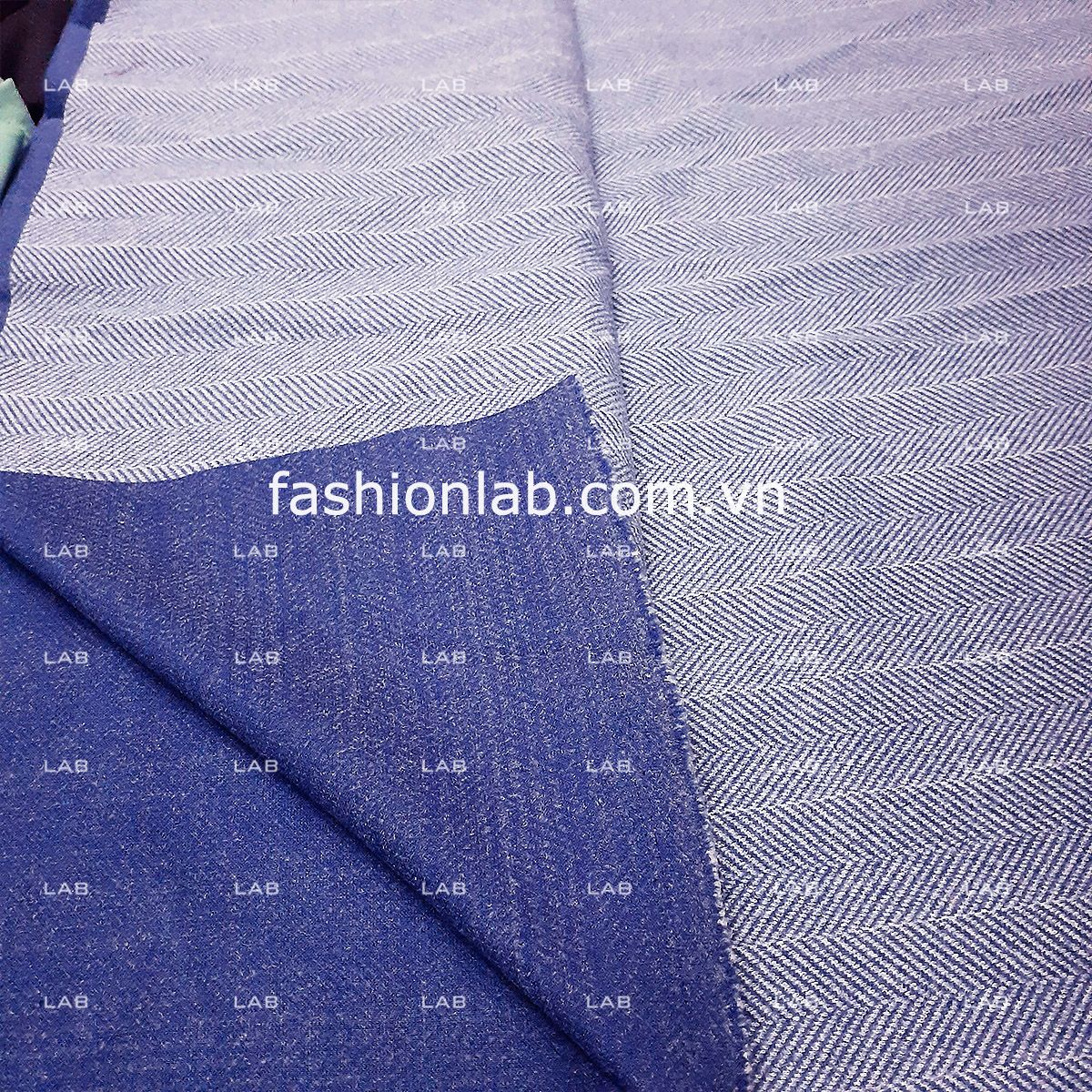 Vải dạ tweed kẻ 001 #030901