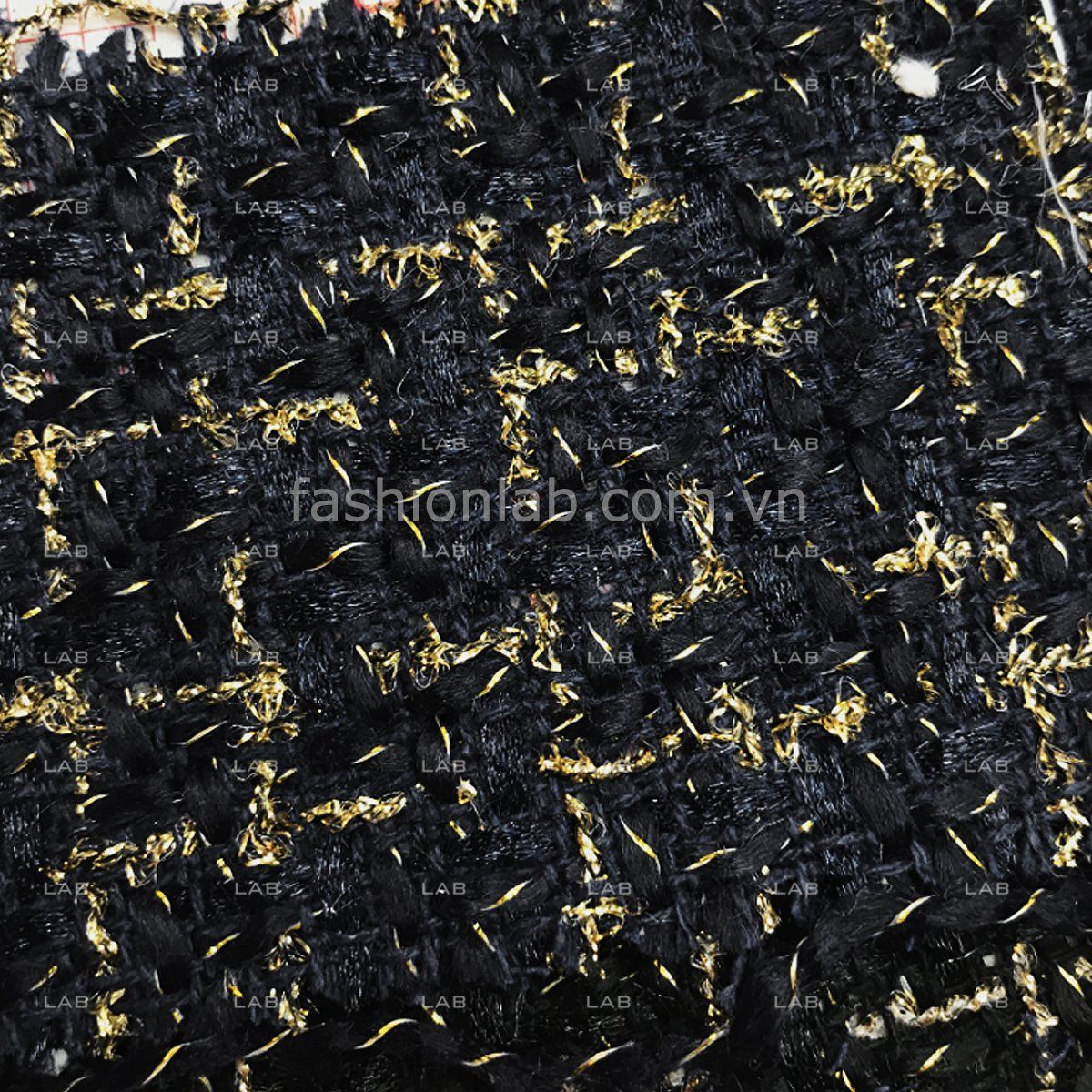 Vải tweeds dệt sợi kim tuyến 003 #030901