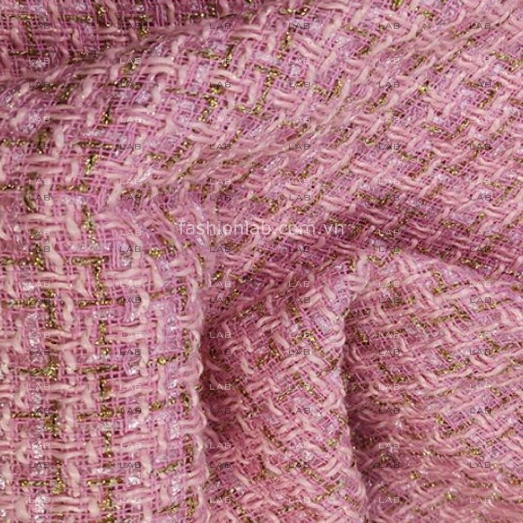 Vải tweeds dệt sợi kim tuyến 003 #030901