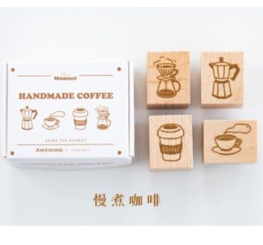 Set con dấu gỗ #040101
