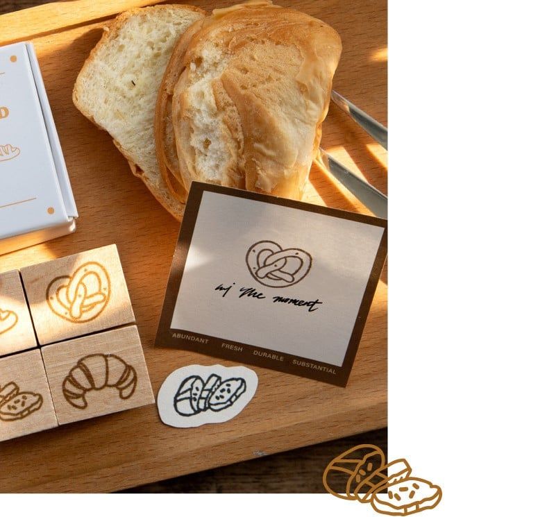 Set con dấu gỗ #040101