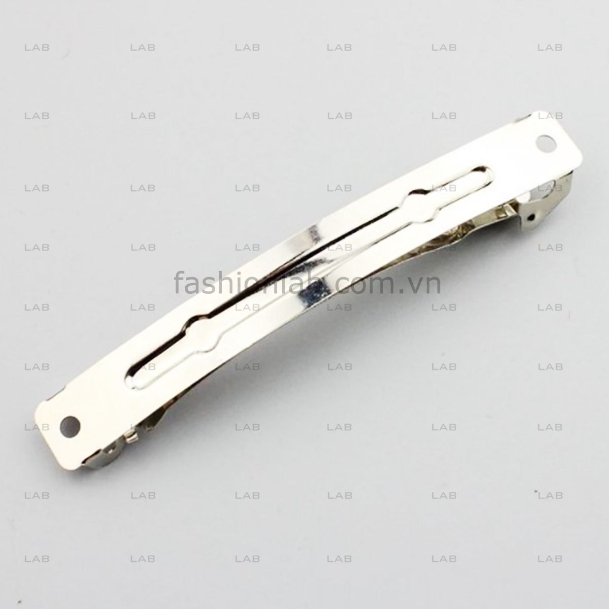 Kẹp tóc DIY lưng ngựa kim bản dài 8cm #040201