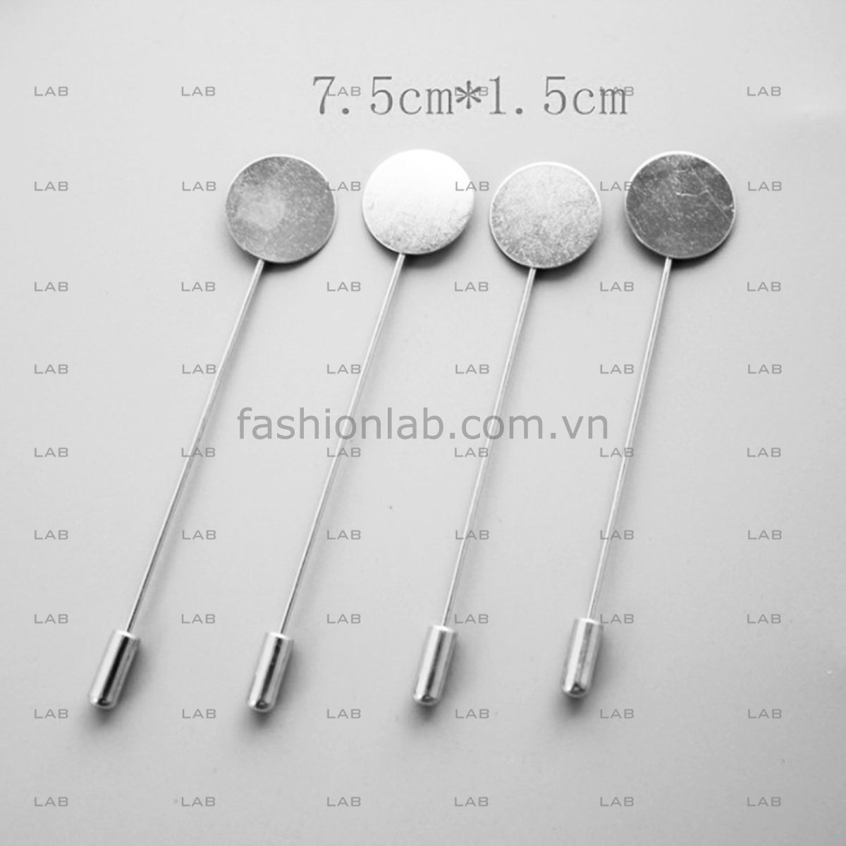 Đế pin cài áo kim loại #040201