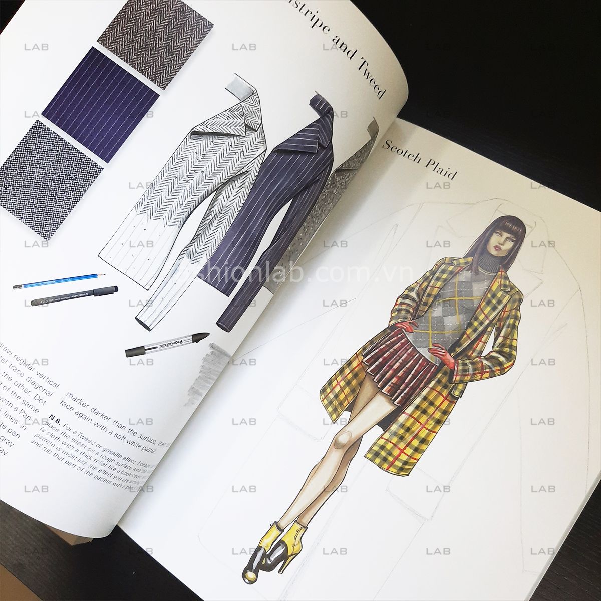 Sách Fashion Illustration & design - Minh họa thời trang #060101