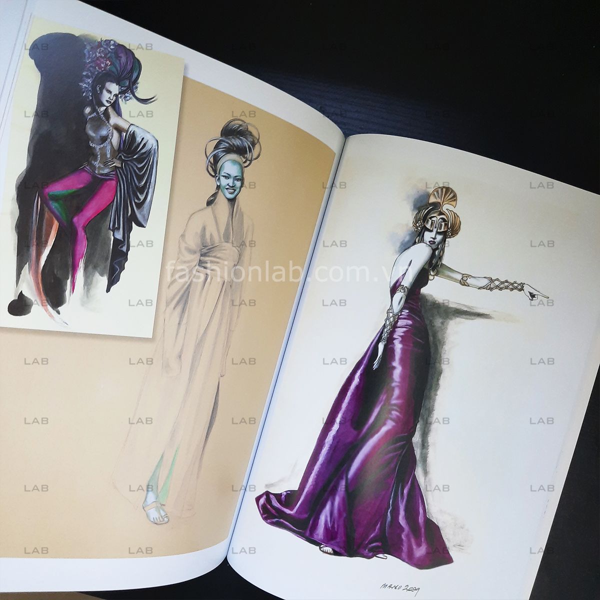 Sách Fashion Illustration & design - Minh họa thời trang #060101